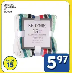 Rossy SERENIK Facecloths offer