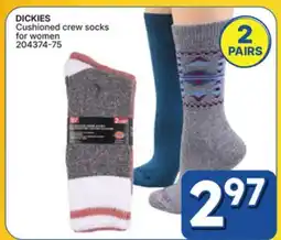 Rossy DICKIES Cushioned crew socks for women offer