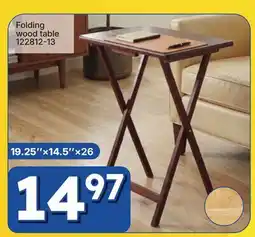 Rossy Folding wood table offer