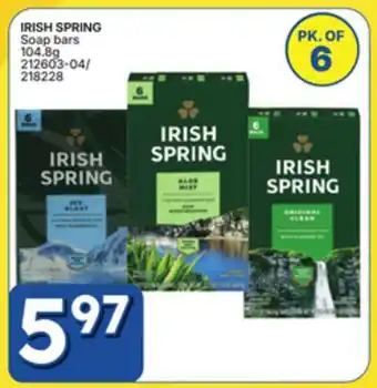 Rossy IRISH SPRING Soap bars offer
