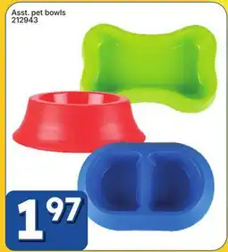 Rossy Asst. pet bowls offer