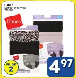 Rossy HANES Ladiesʼ underwear offer
