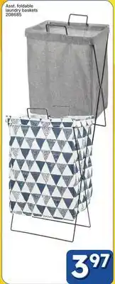 Rossy Asst. foldable laundry baskets offer