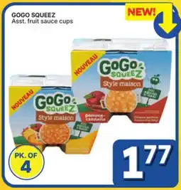 Rossy GOGO SQUEEZ Asst. fruit sauce cups offer