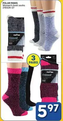 Rossy POLAR PAWS Womenʼs boot socks offer