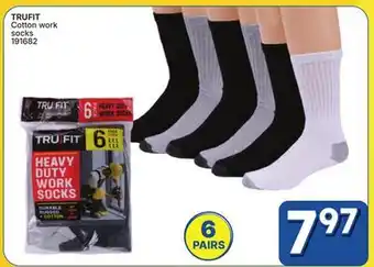 Rossy TRUFIT Cotton work socks offer