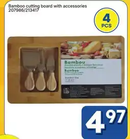 Rossy Bamboo cutting board with accessories offer