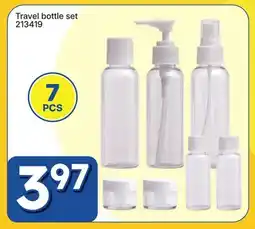 Rossy Travel bottle set offer