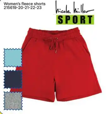 Rossy Womenʼs fleece shorts offer