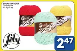 Rossy SUGAR 'N CREAM Cotton yarn offer