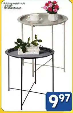 Rossy Folding metal table offer