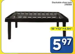 Rossy Stackable shoe rack offer