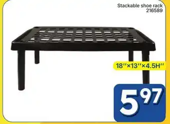 Rossy Stackable shoe rack offer