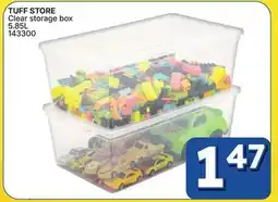 Rossy TUFF STORE Clear storage box offer