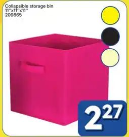 Rossy Collapsible storage bin offer
