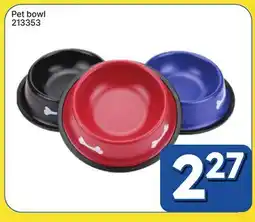 Rossy Pet bowl offer