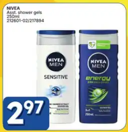 Rossy NIVEA Asst. shower gels offer