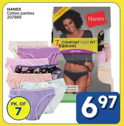 Rossy HANES Cotton panties offer
