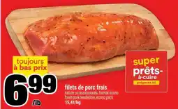 Super C FILETS DE PORC FRAIS offer