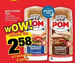 Super C POM Superclub Sandwich offer