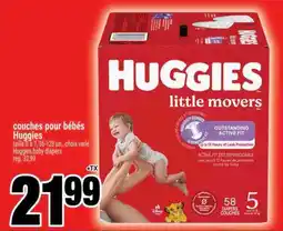Super C couches pour bébés Huggies offer