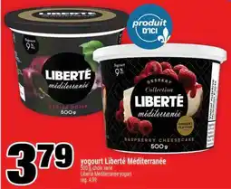 Super C yogourt Liberté Méditerranée offer
