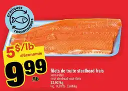Super C FILETS DE TRUITE STEELHEAD FRAIS offer
