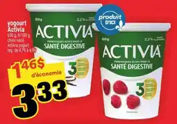 Super C Yogourt Activia offer
