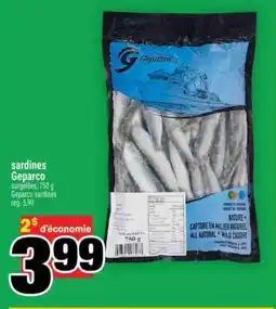Super C sardines Geparco offer