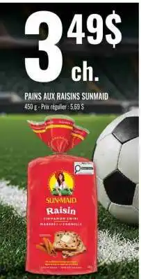 Super C PAINS AUX RAISINS SUNMAID offer