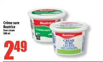 Bonanza Crème sure Beatrice offer