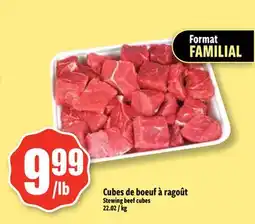 Bonanza Cubes de bœuf à ragout offer