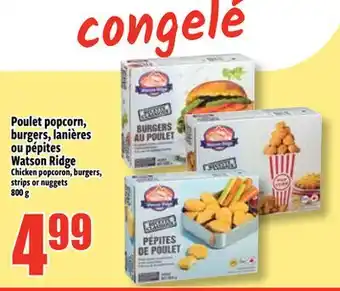 Bonanza Chicken popcorn, burgers, strips or nuggets offer