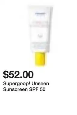 Sephora Supergoop! Unseen Sunscreen SPF 50 offer