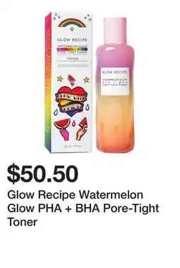 Sephora Glow Recipe Watermelon Glow PHA + BHA Pore-Tight Toner offer