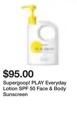 Sephora Supergoop! PLAY Everyday Lotion SPF 50 Face & Body Sunscreen offer