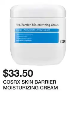 Sephora COSRX SKIN BARRIER MOISTURIZING CREAM offer