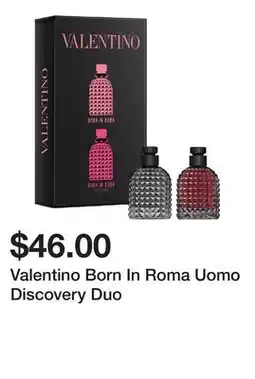 Sephora Valentino Born In Roma Uomo Discovery Duo offer