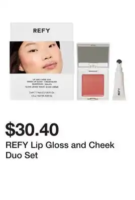 Sephora REFY Lip Gloss and Cheek Duo Set offer