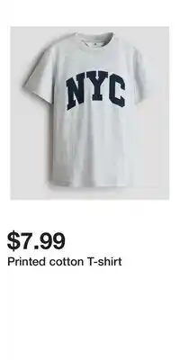 H&M Printed cotton T-shirt offer