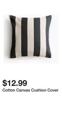 H&M Cotton Canvas Cushion Cover offer