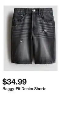 H&M Baggy-Fit Denim Shorts offer