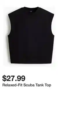 H&M Relaxed-Fit Scuba Tank Top offer