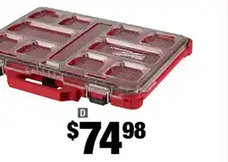 Home Depot Low profile 10-compartment organizer offer