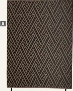 Home Depot Taupe Geo taupe 5 ft. x 7 ft. outdoor area rug offer