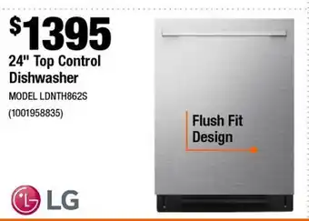 Home Depot Top Control Dishwasher offer