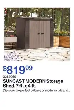 Patrick Morin MODERN Storage Shed, 7 ft. x 4 ft offer
