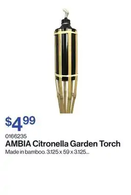 Patrick Morin Citronella Garden Torch offer