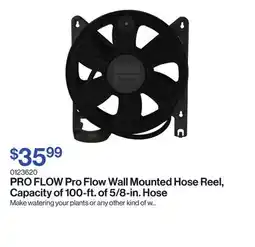 Patrick Morin Pro Flow Wall Mounted Hose Reel, Capacity of 100-ft. of 5/8-in. Hose offer