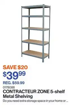 Patrick Morin 5-shelf Metal Shelving offer